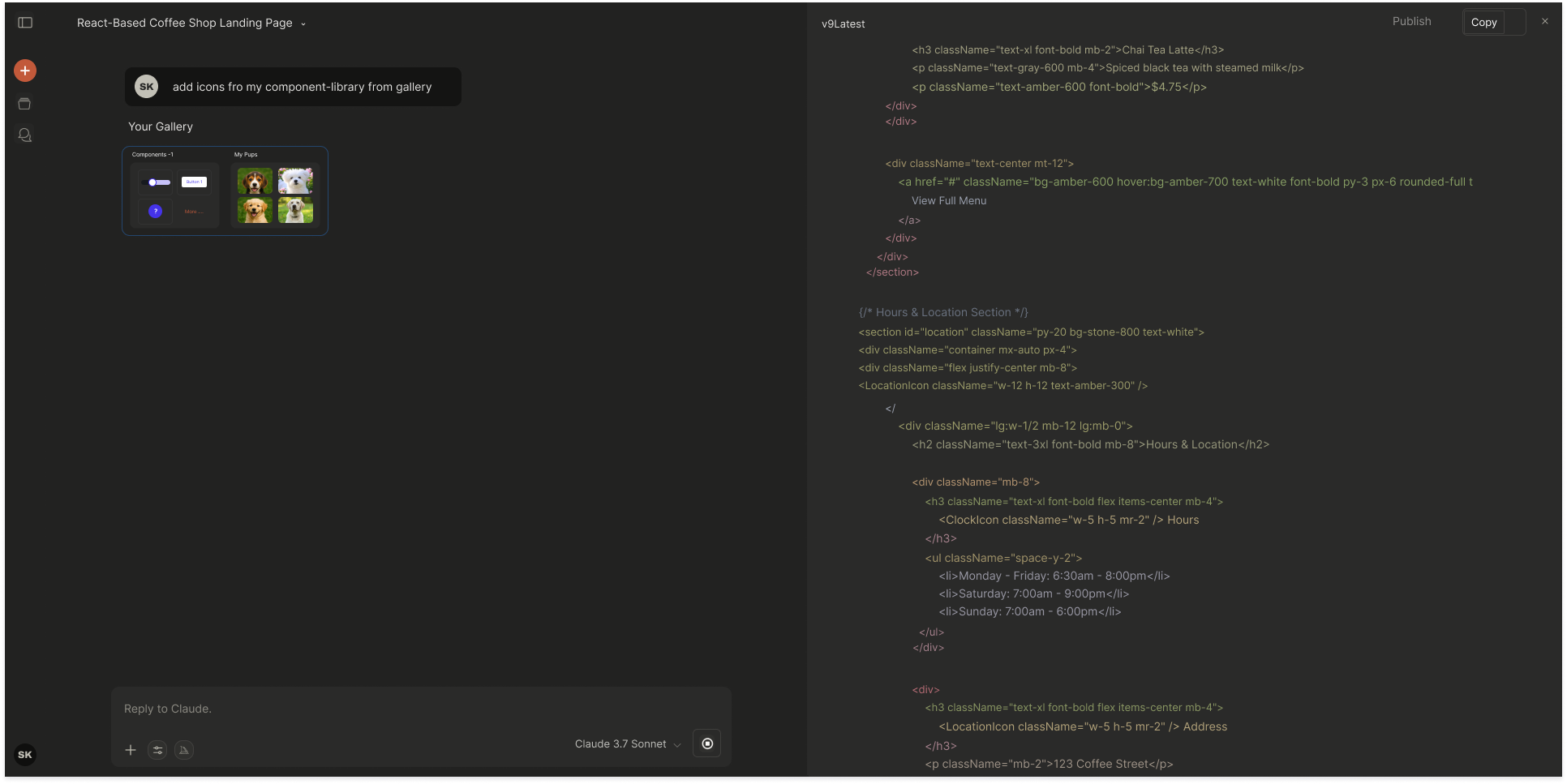 Creative Integration Interface